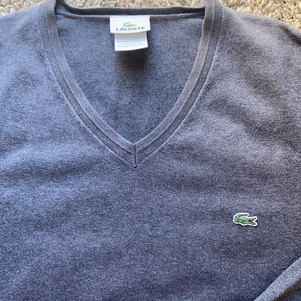 Lacoste v-neck sweater